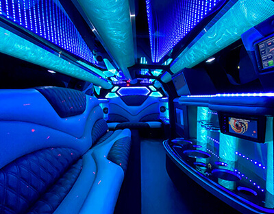 blue neon lights in charger