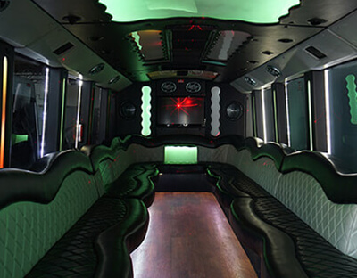 spacious interior for dancing