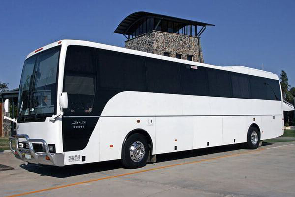 Exterior of a Charter Bus