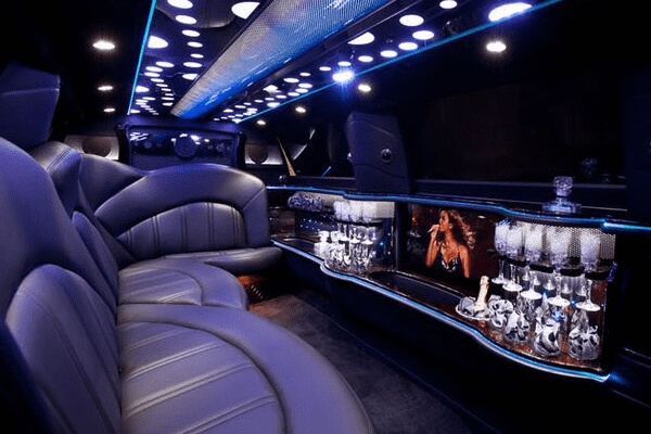 Inside a Limo