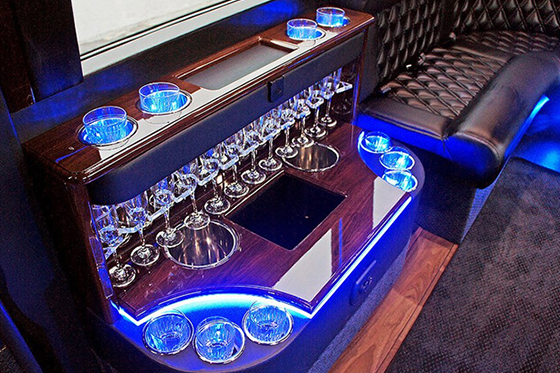 bar area on a Sprinter