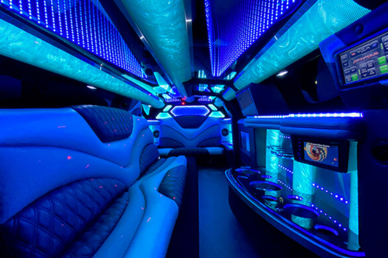blue neon lights
