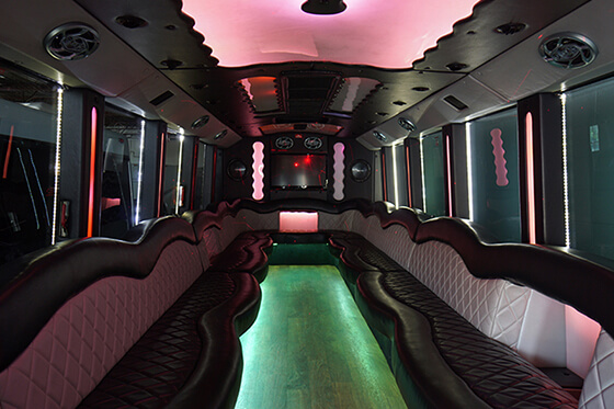 premium seats in a bus